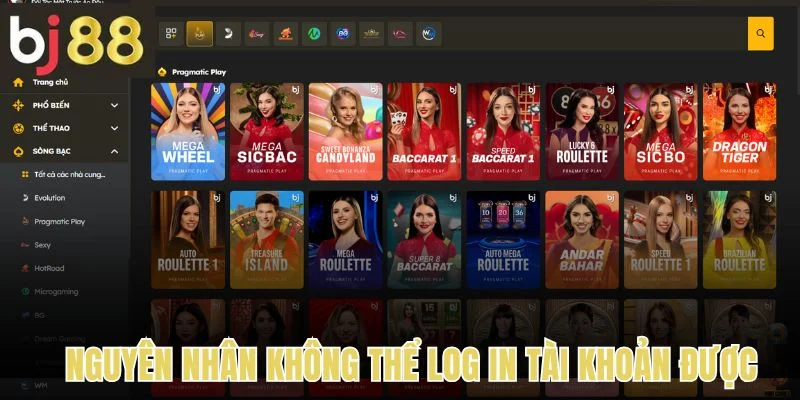 Nguyên nhân không thể đăng nhập được